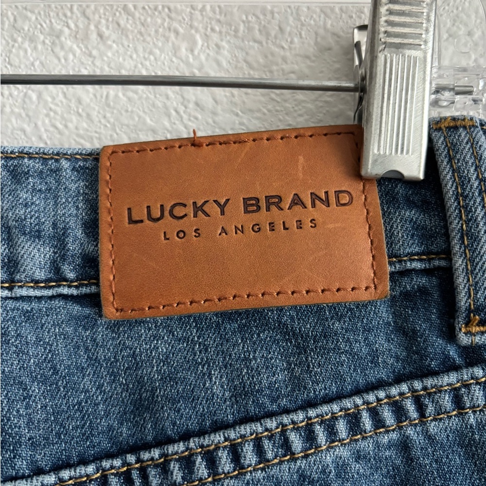 Lucky Brand Patchwork Blue Denim Jeans - Picture 5 of 8